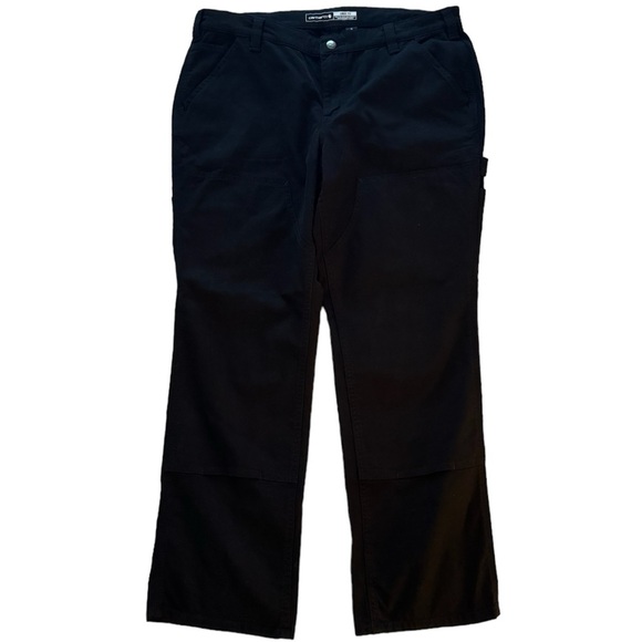 Carhartt Womens Rugged Flex Loose Fit Canvas Double-Front Work Pant Size 16S - Picture 3 of 10